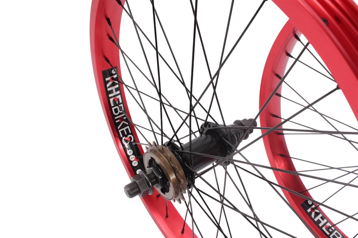 BMX Wheelset KHE PRISM 20 inch red