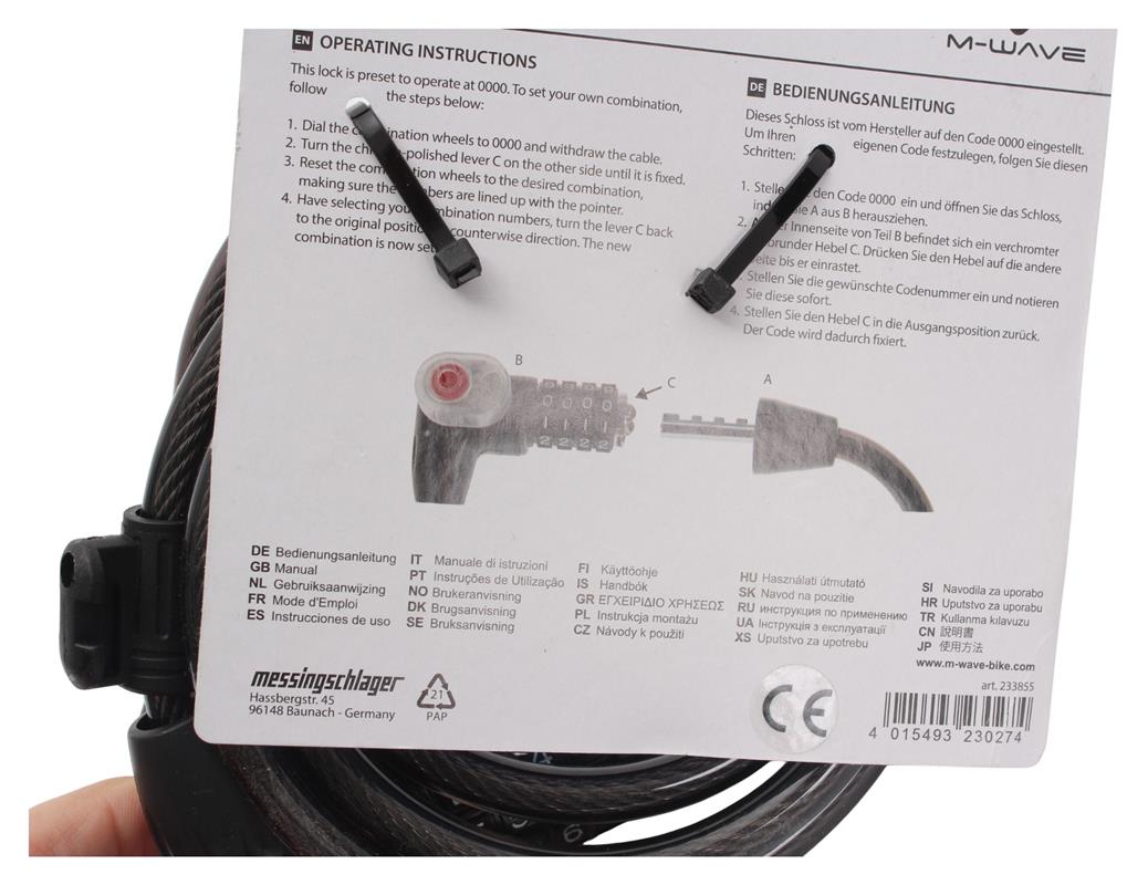 PRISM Spiral Cable Lock Light