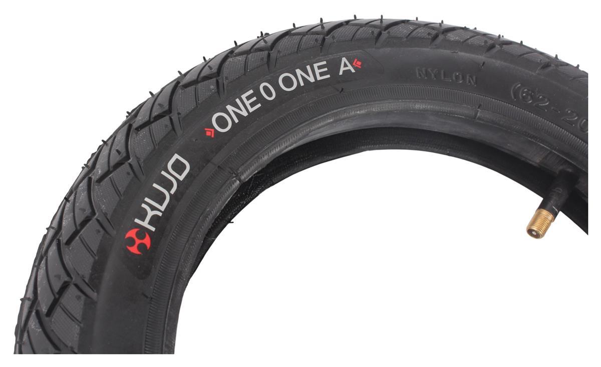 Bicycle tire set KUJO ONE 0 ONE A 12.5 inch x 2.25" + AV inner tube