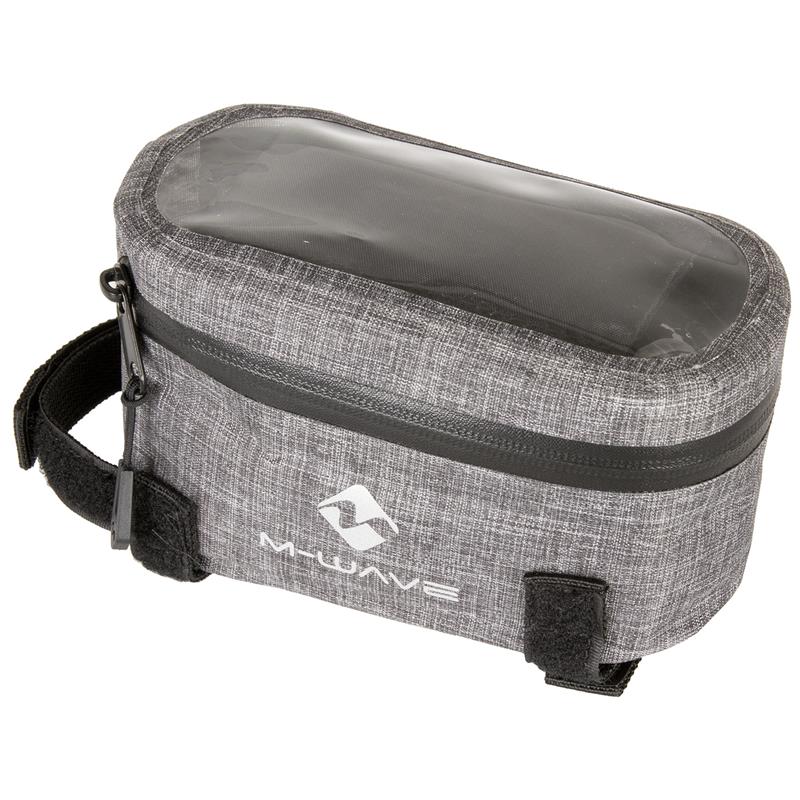 M-WAVE Suburban Top Tube Bag Grey