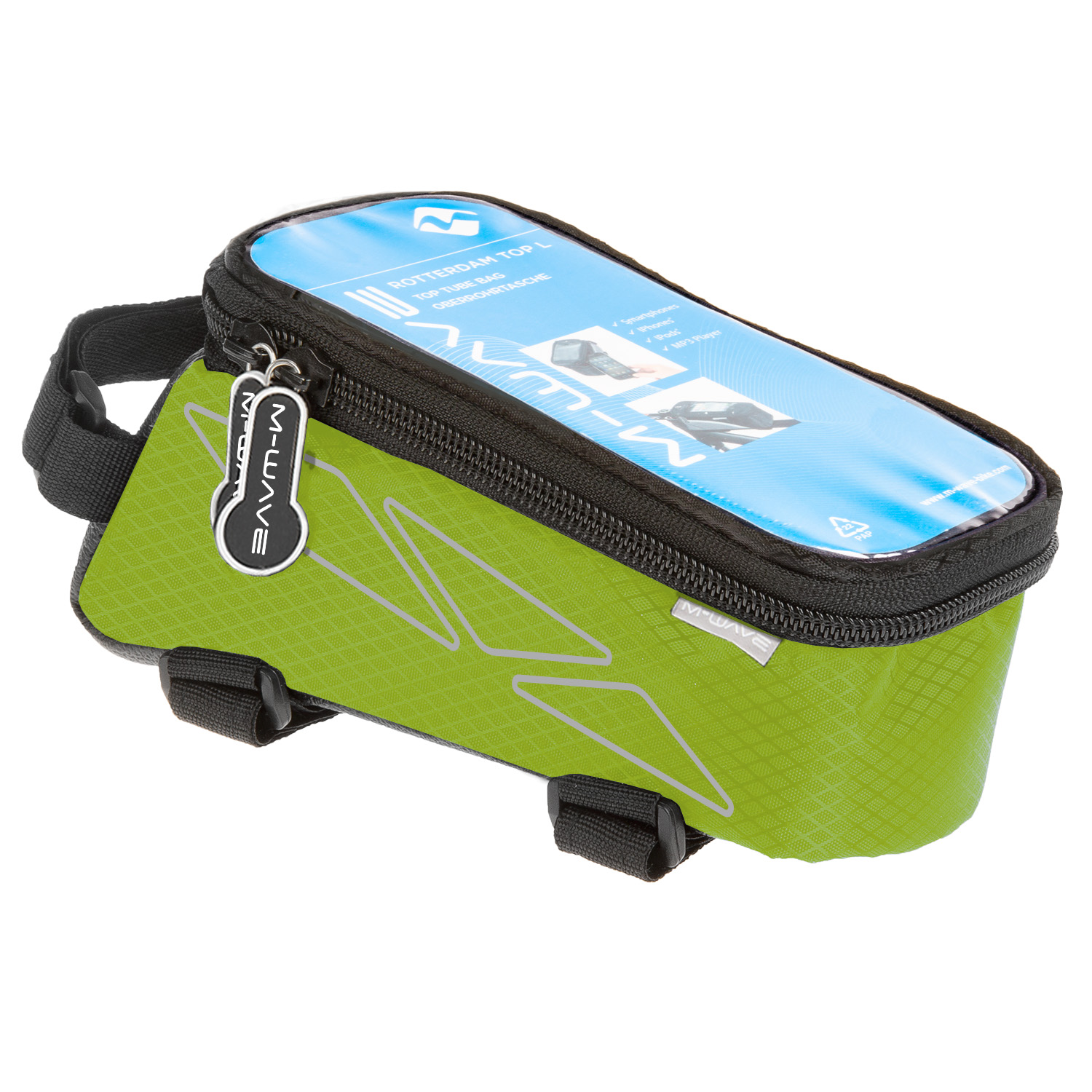 M-WAVE Rotterdam Top L Top Tube Bag Green