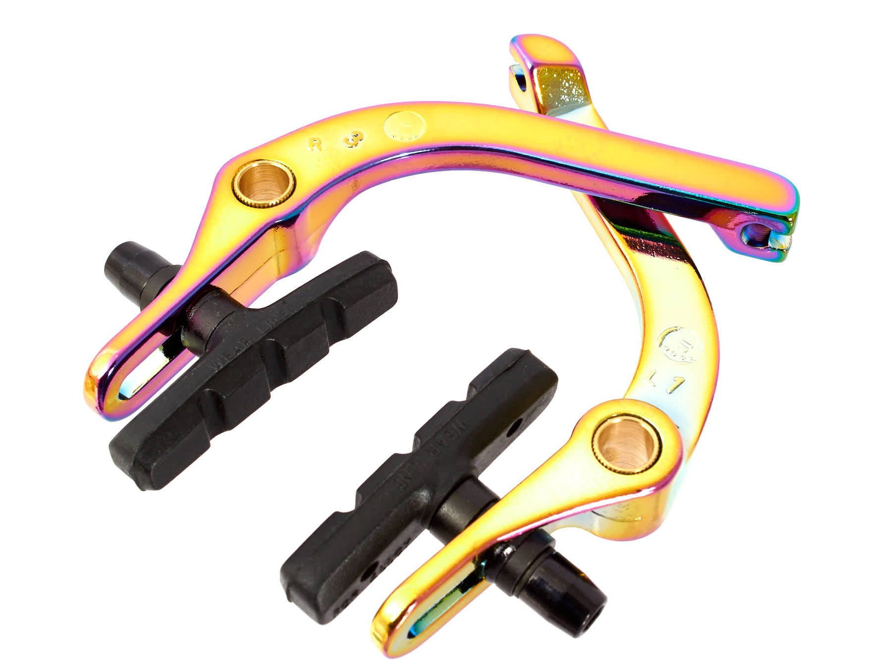 U-Hinterradbremse aus 7005 Aluminium von hinten