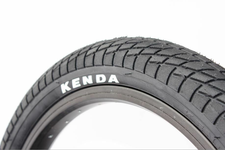 BMX tire set KENDA 18 inch x 2.25 inch black + AV inner tube