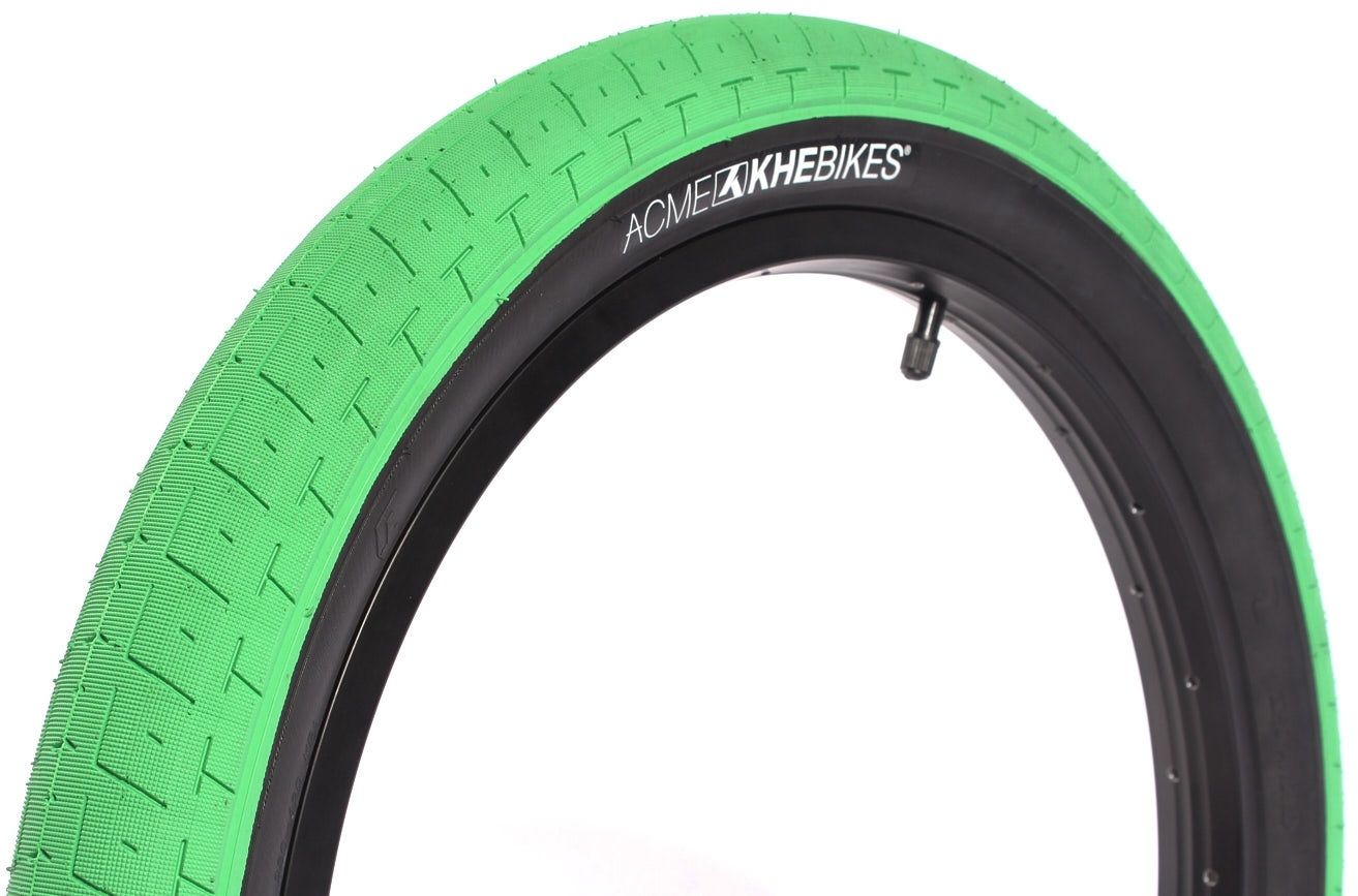 BMX tire set KHE ACME 20 inch x 2.40 inch green