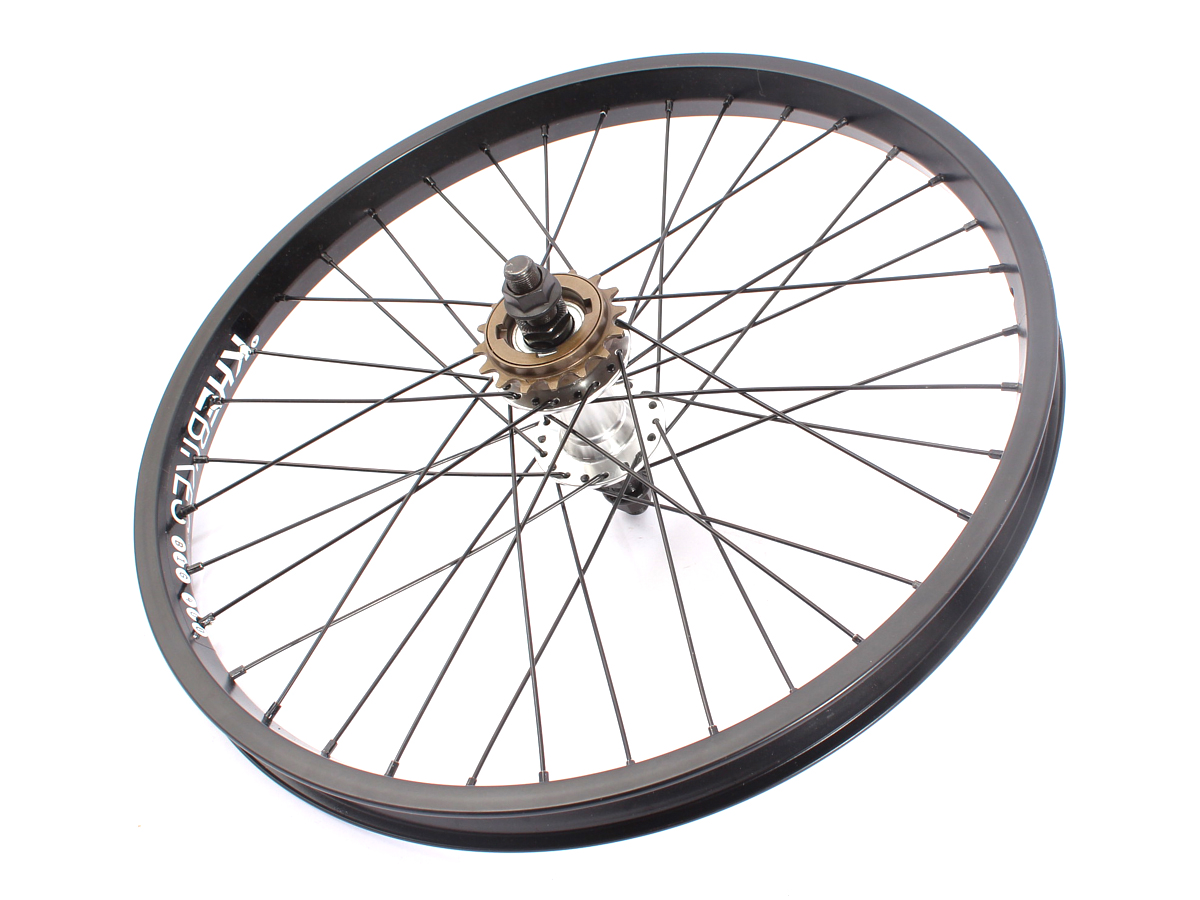 BMX rear wheel KHE BARCODE 20 inch 14mm
