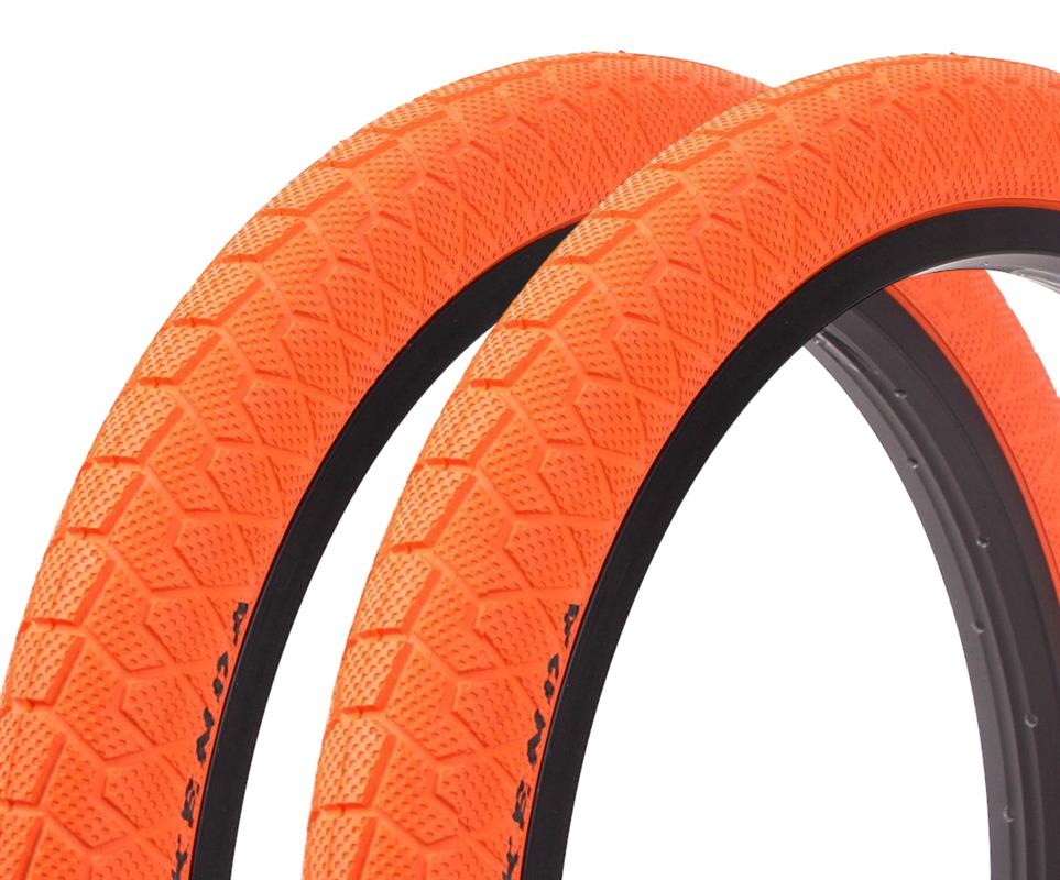 BMX tire set KENDA 20 inch x 1.95 inch orange