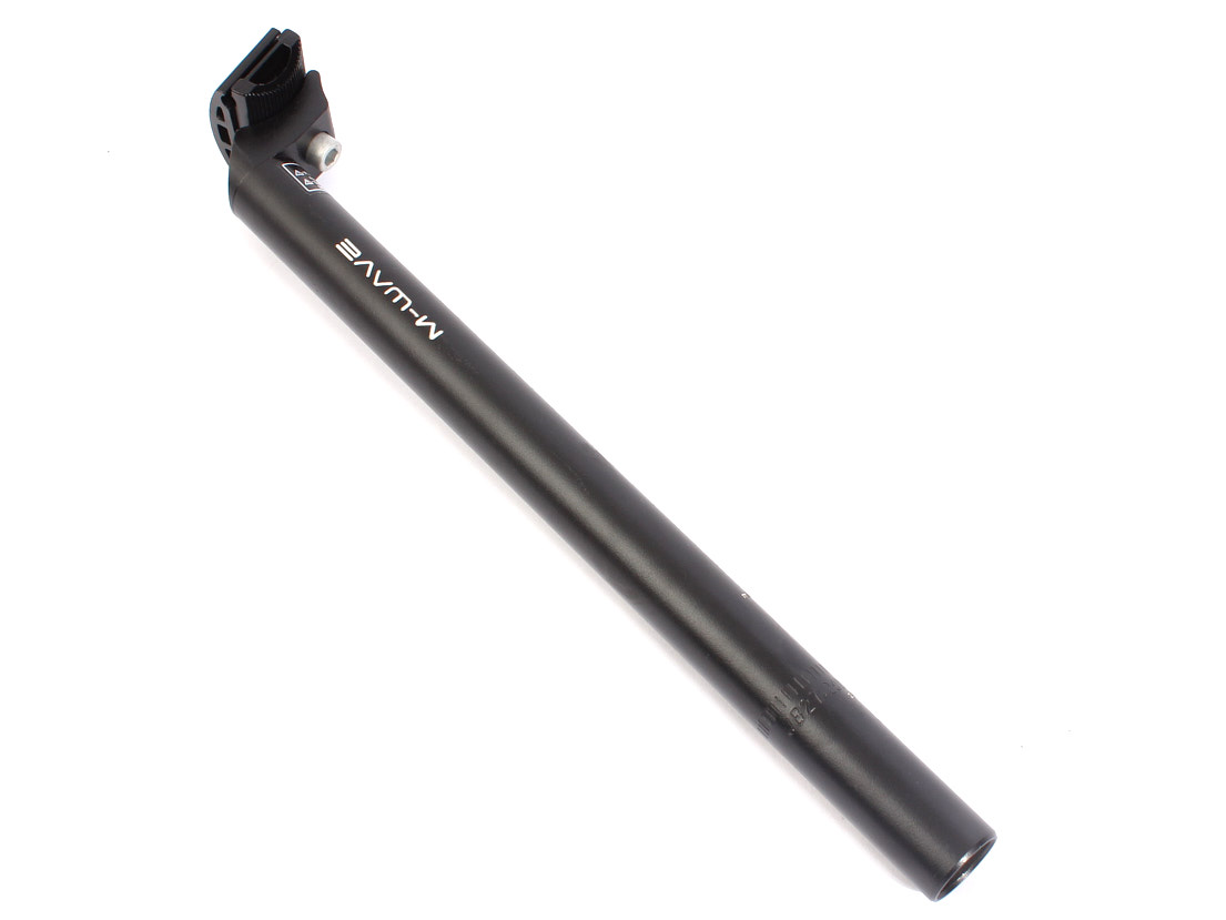 350mm lange Sattelstange in Schwarz 