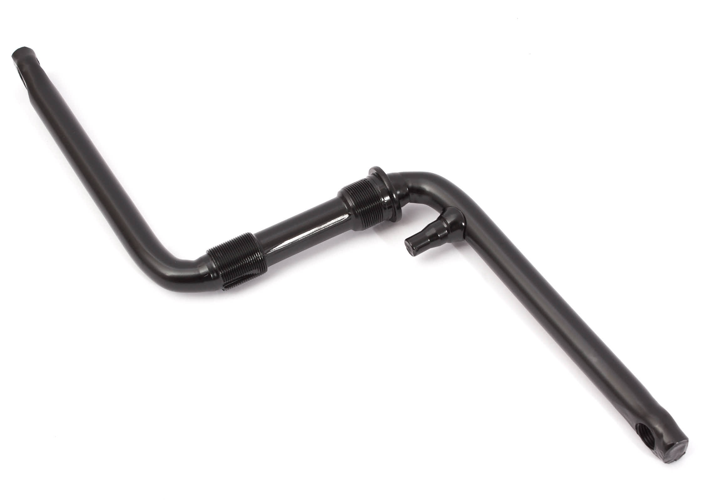 170mm lange BMX Kurbel aus 4130 CrMo Stahl in Schwarz