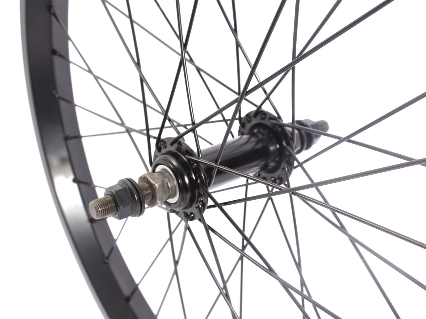 160mm lange Achse mit 10mm Gewinde in Schwarz