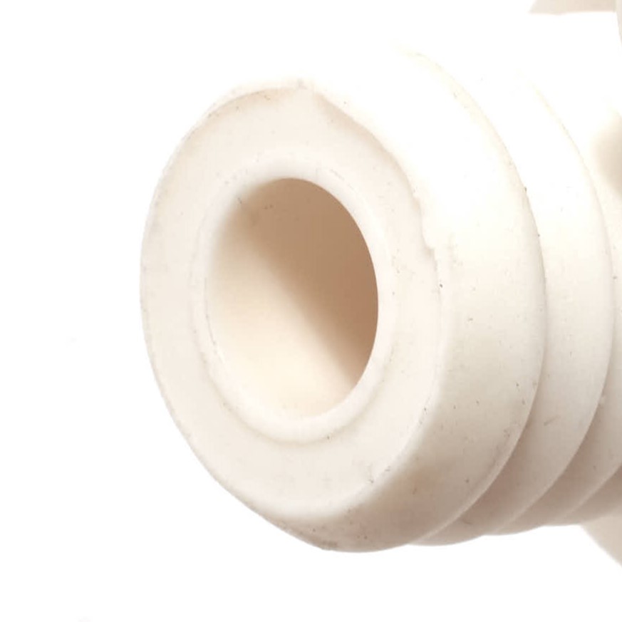 Nahaufnahme BMX Lenkerende aus Gummi