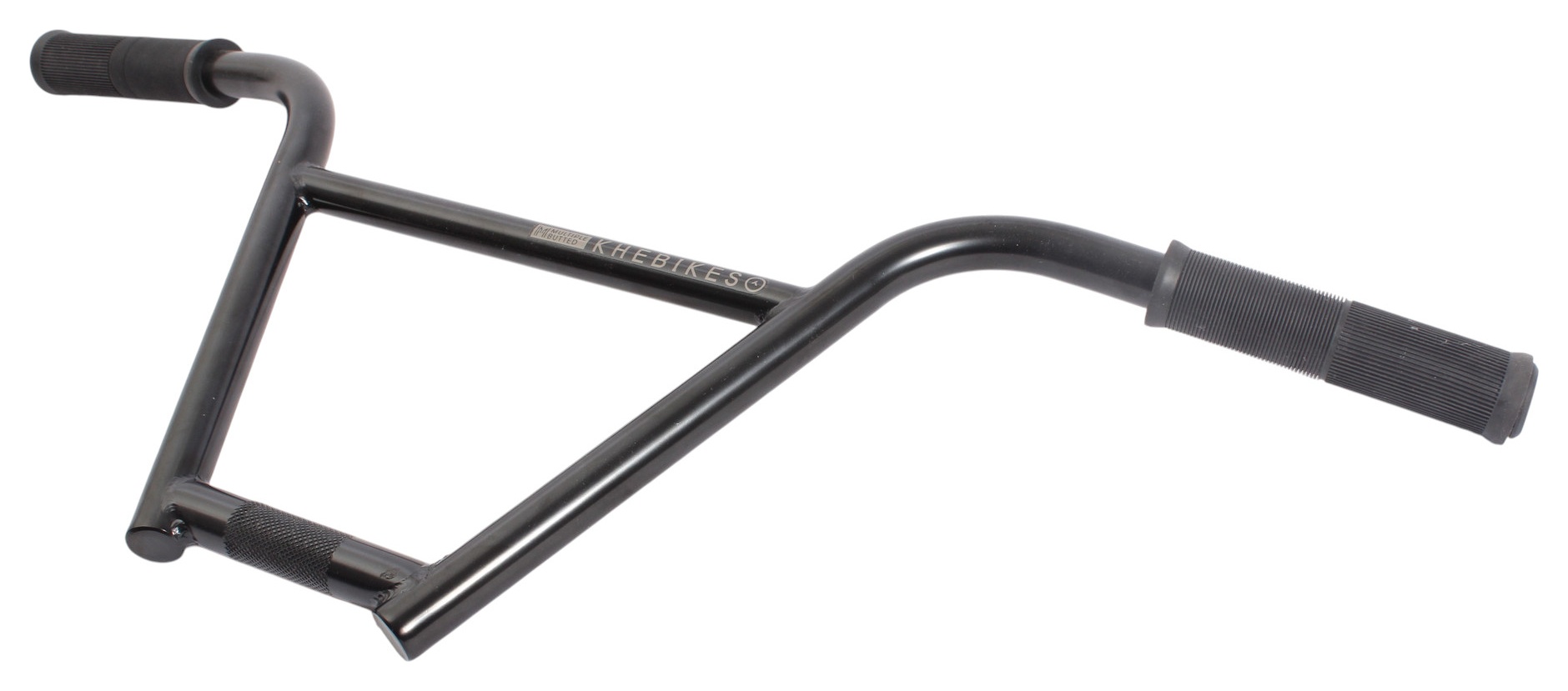 BMX handlebar KHE MVP 9 inch 4-piece black + KHE Propalm grips