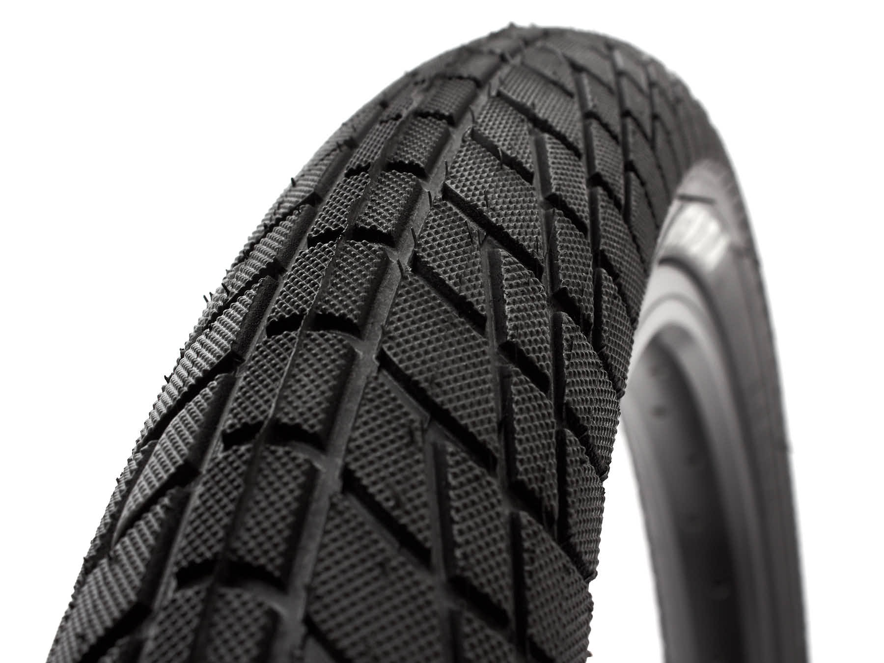 BMX tire set KENDA 18 inch x 2.25 inch black + AV inner tube