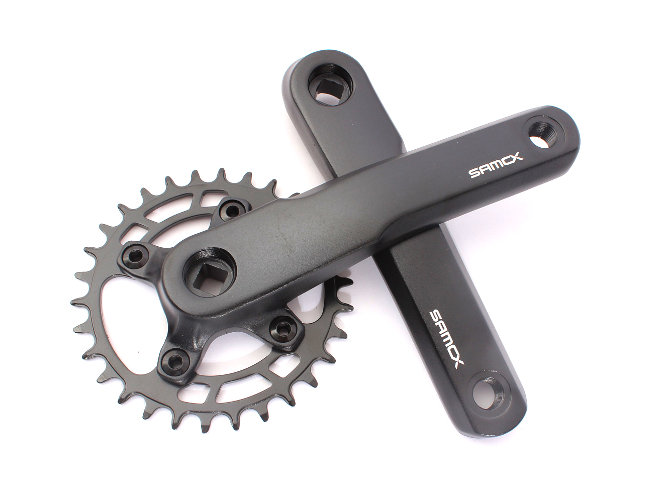 MTB Crankset-SAMOX Crankset 1-speed 165mm