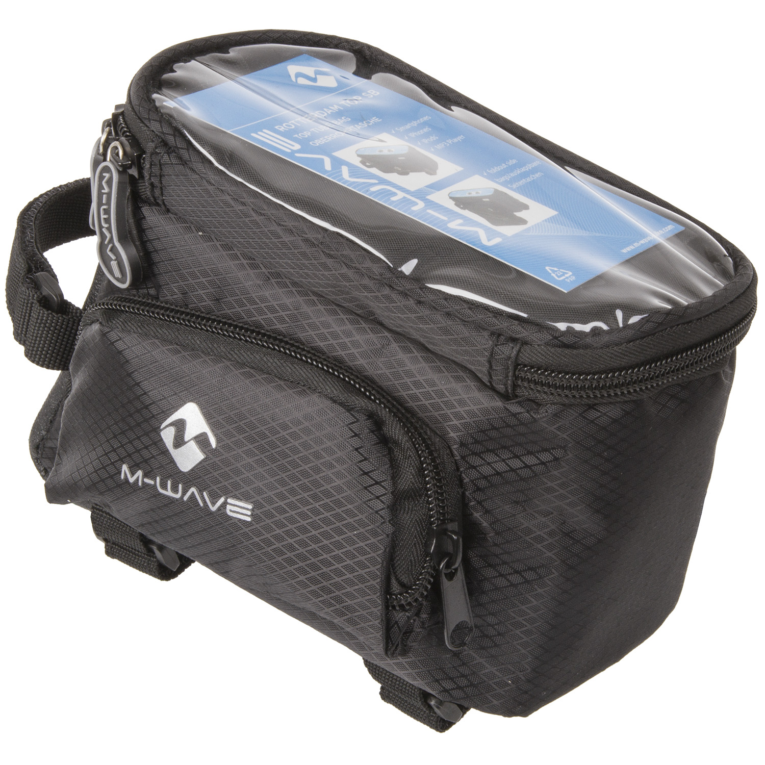 M-WAVE Rotterdam Top SB Top Tube Bag Black
