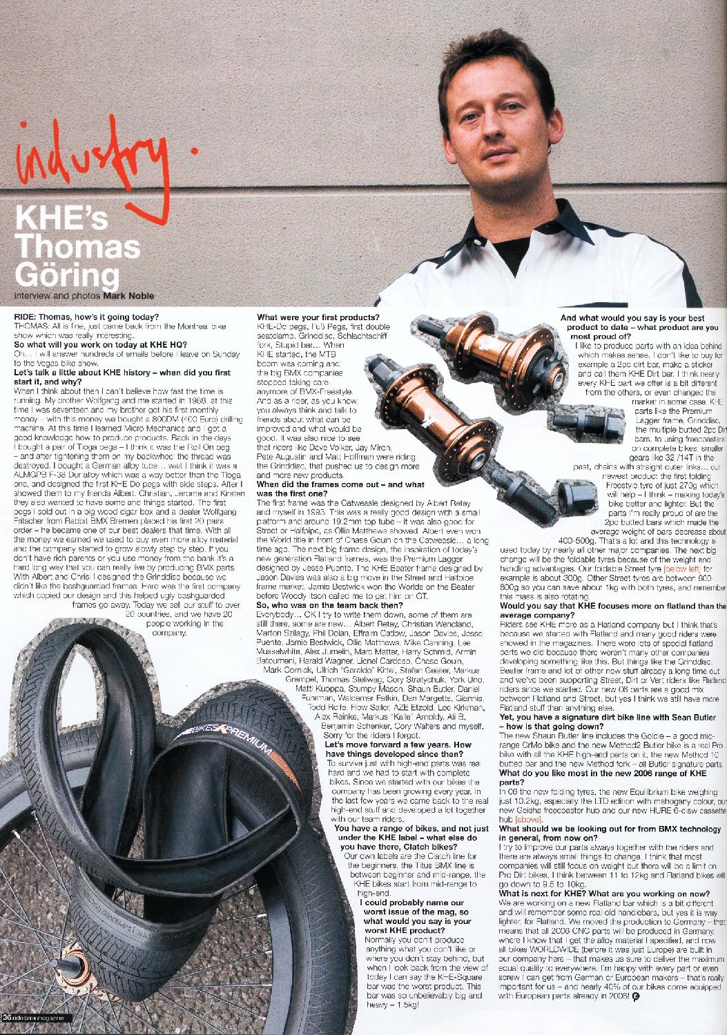 Zeitungsbeitrag zu neuen Innovationen wie den Faltreifen von Thoms Göring Zeitungsbeitrag zu neuen Innovationen wie den Faltreifen von Thoms Göring
