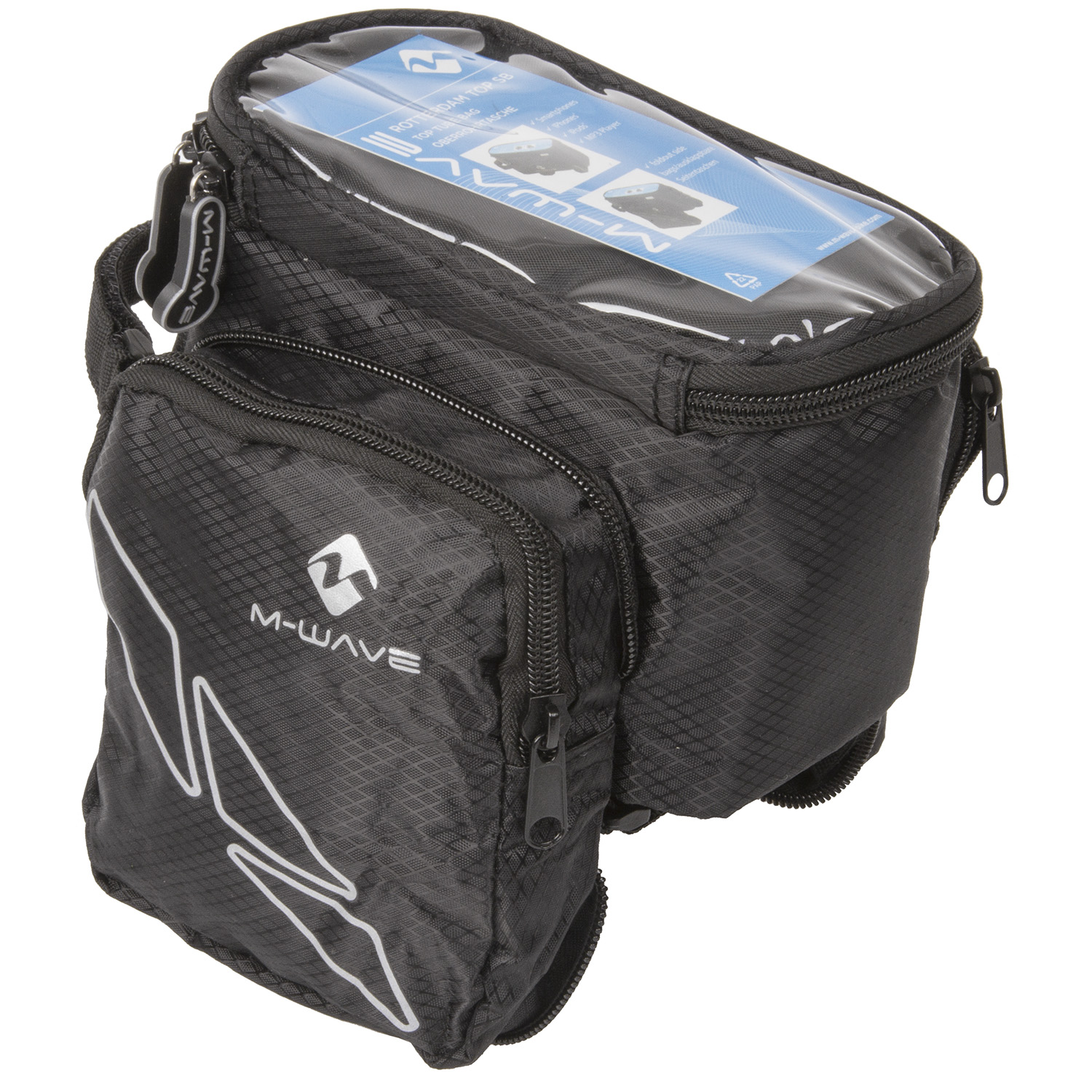 M-WAVE Rotterdam Top SB Top Tube Bag Black