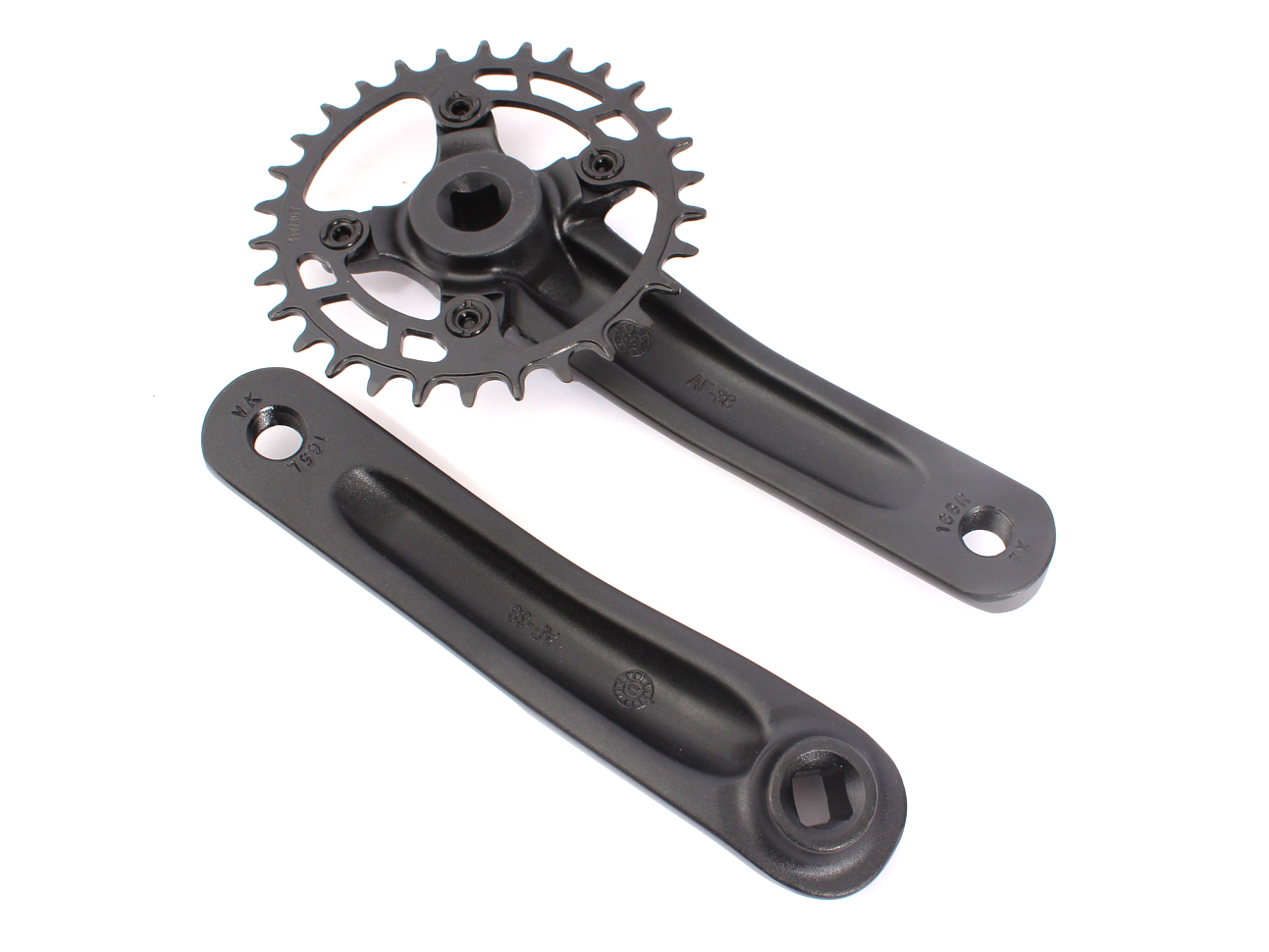 MTB Crankset-SAMOX Crankset 1-speed 165mm