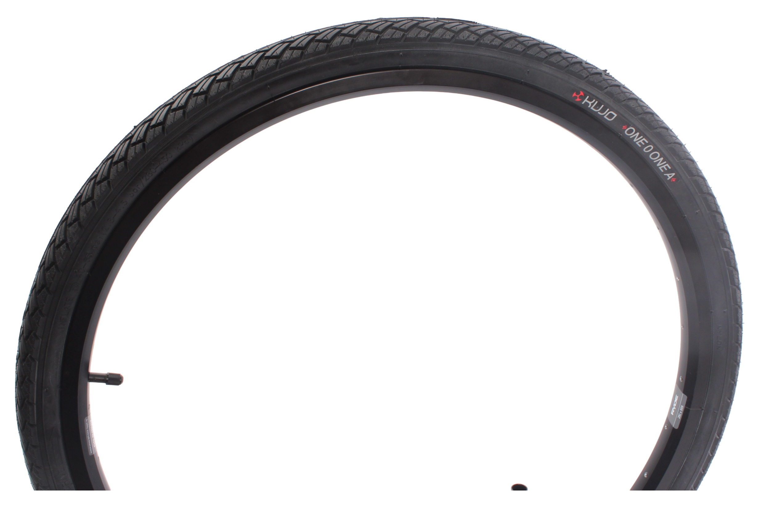 Bicycle tire set KUJO ONE 0 ONE A 26 inch x 1.75" + AV inner tube