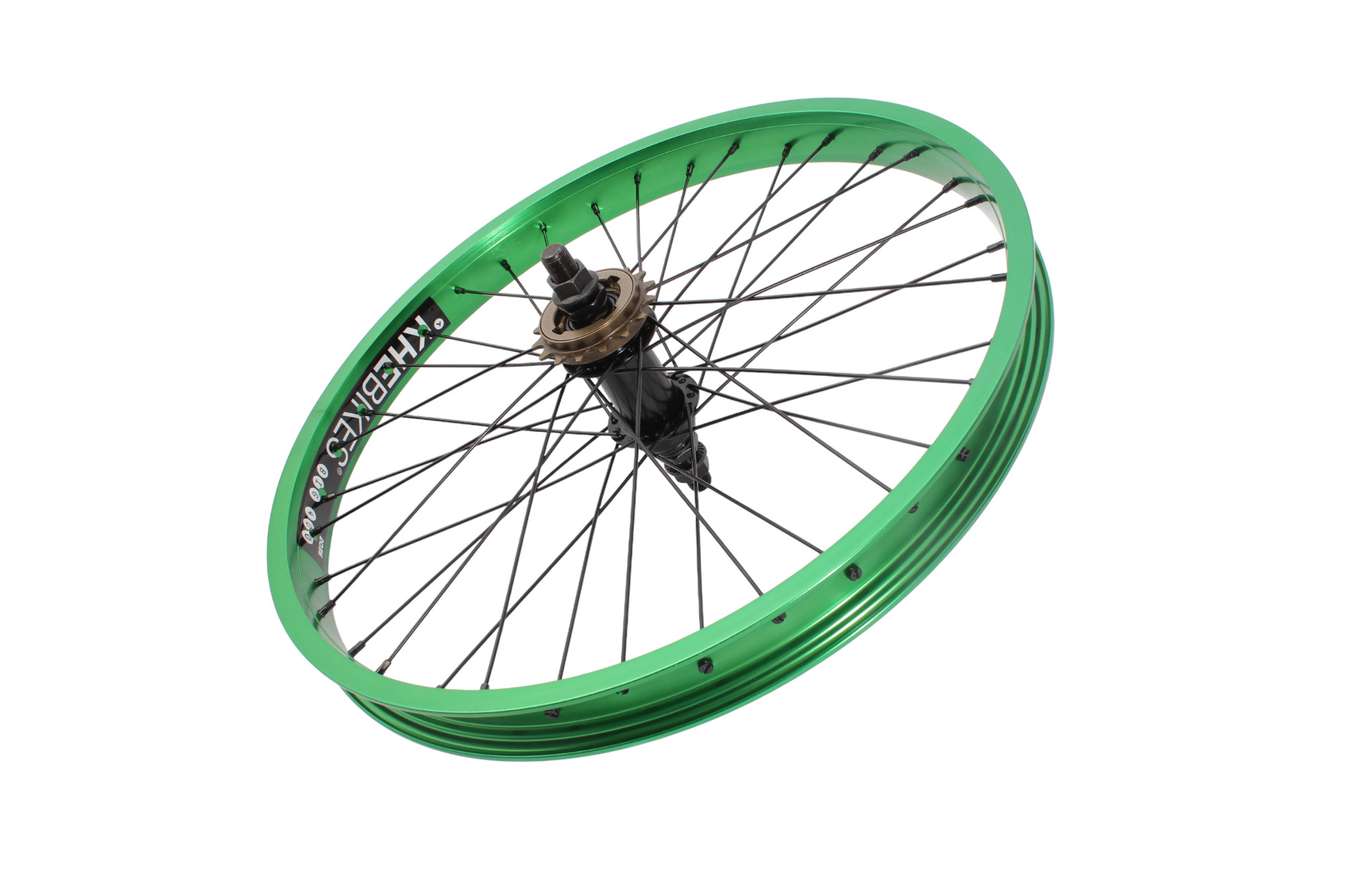 BMX Rear Wheel KHE PRISM 20 Inch Green