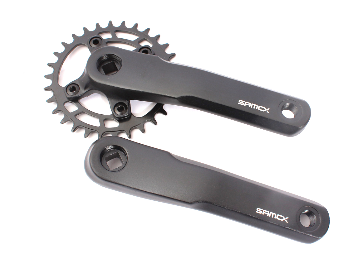 MTB Crankset-SAMOX Crankset 1-speed 165mm