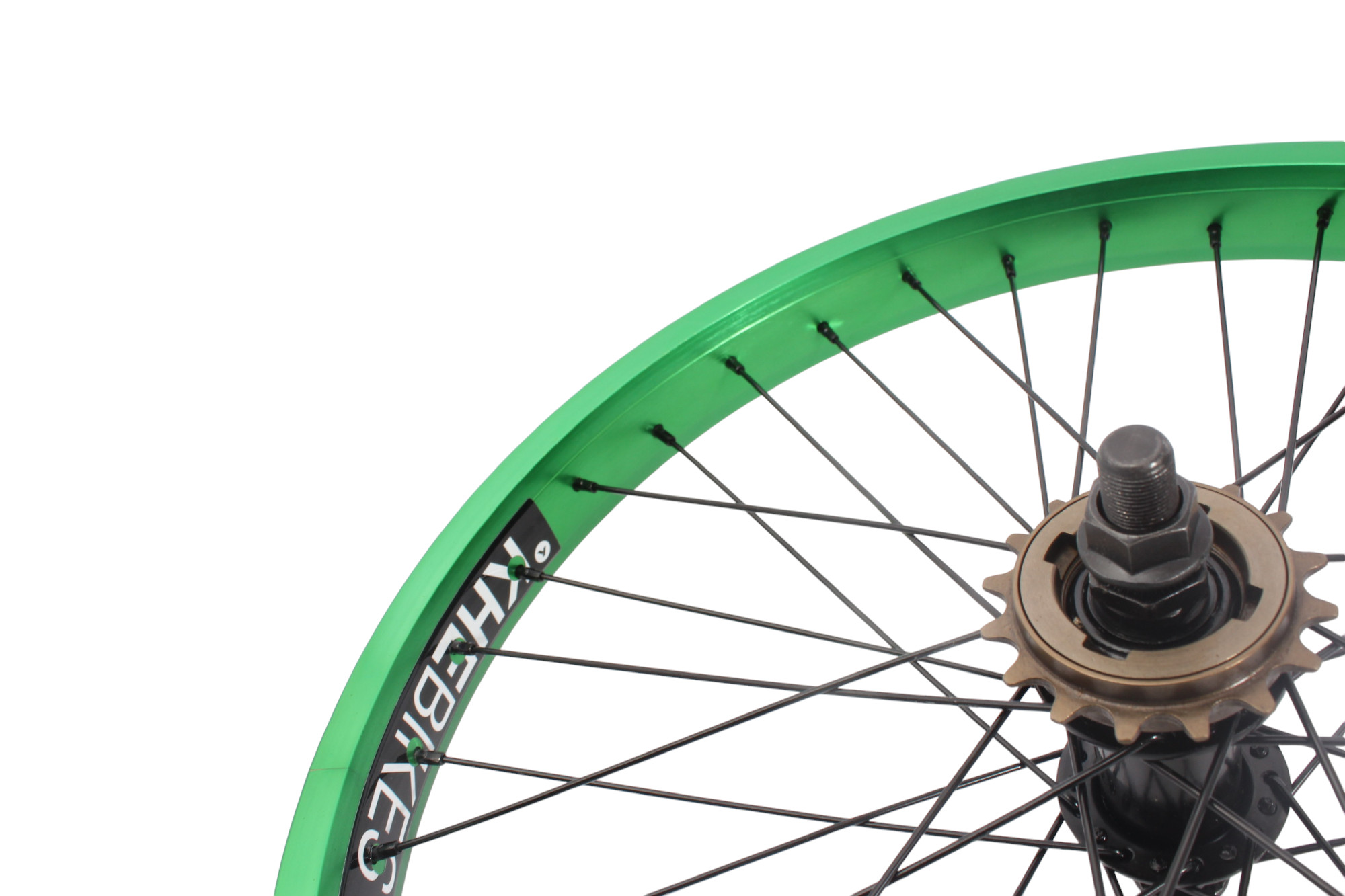 BMX Rear Wheel KHE PRISM 20 Inch Green