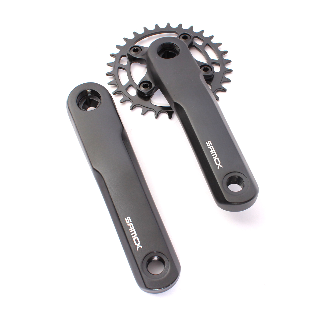 MTB Crankset-SAMOX Crankset 1-speed 165mm