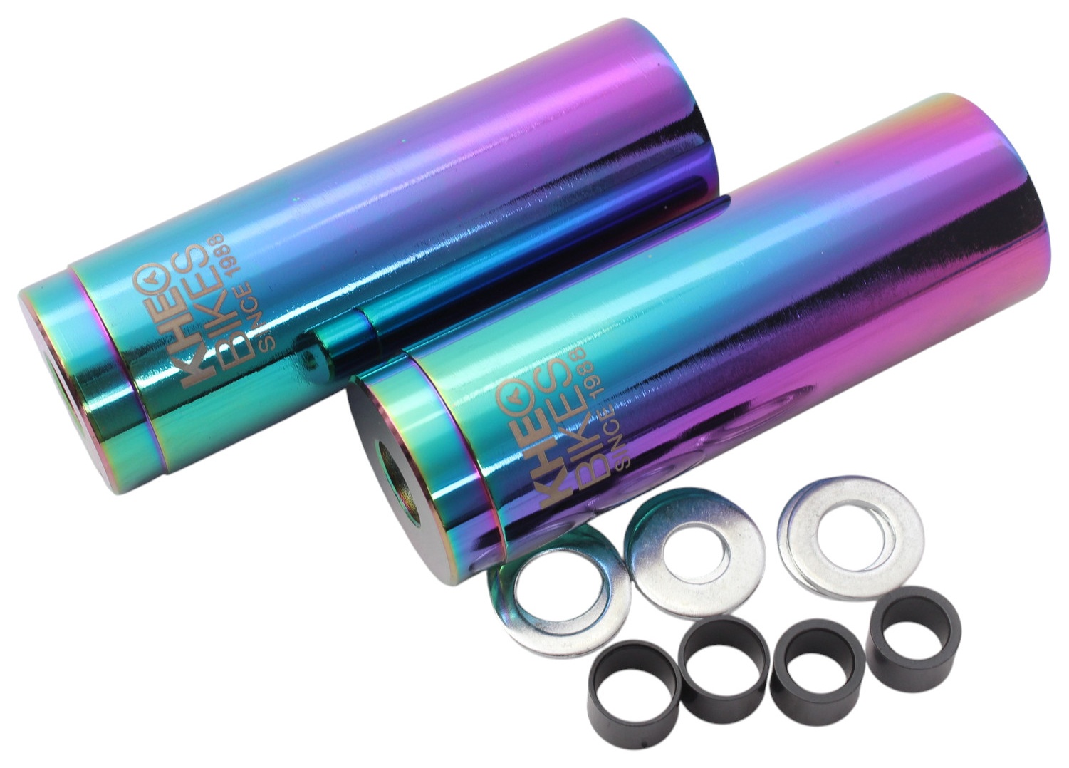 BMX pegs KHE LASER PRO pair 10 / 12 / 14 mm