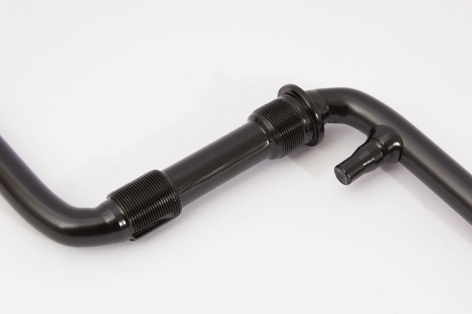 Verbindungsstück einteiliger BMX Kurbel in Schwarz