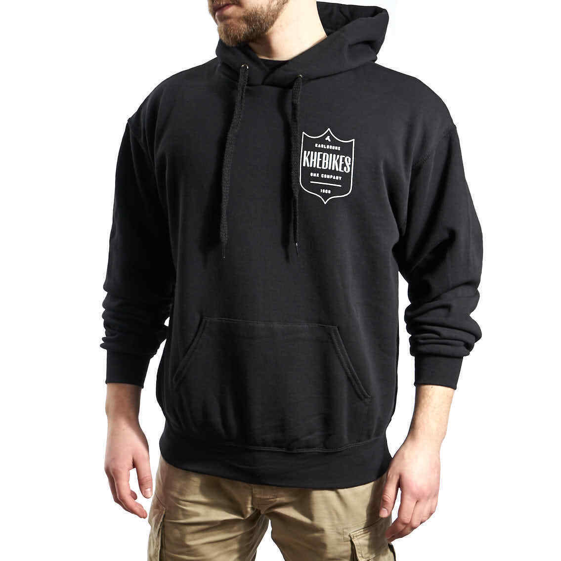 Hoodie "Shield" von KHE in Schwarz Hoodie "Shield" von KHE in Schwarz