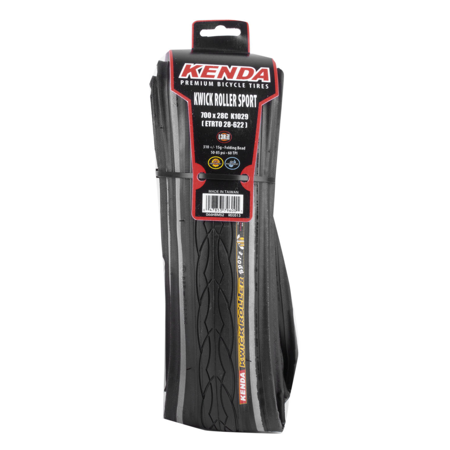 Folding tire KENDA Kwick Roller Sport L3R 28 inch / 700 x 28C  