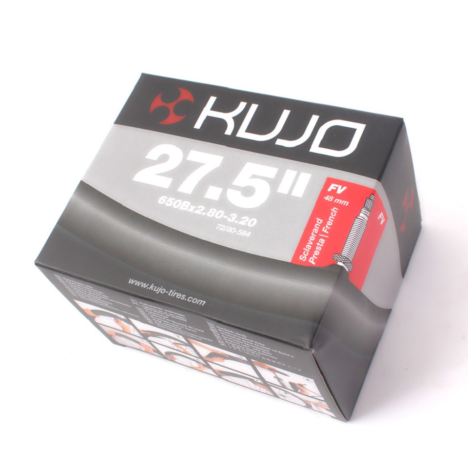 Bicycle inner tube KUJO 27.5 x 2,8 - 3,2 inch FV