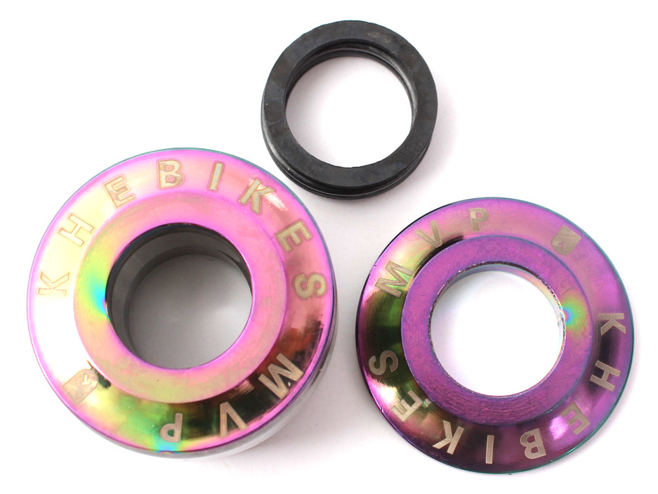 Oil Slick MID BB Tretlager mit Gravur von oben