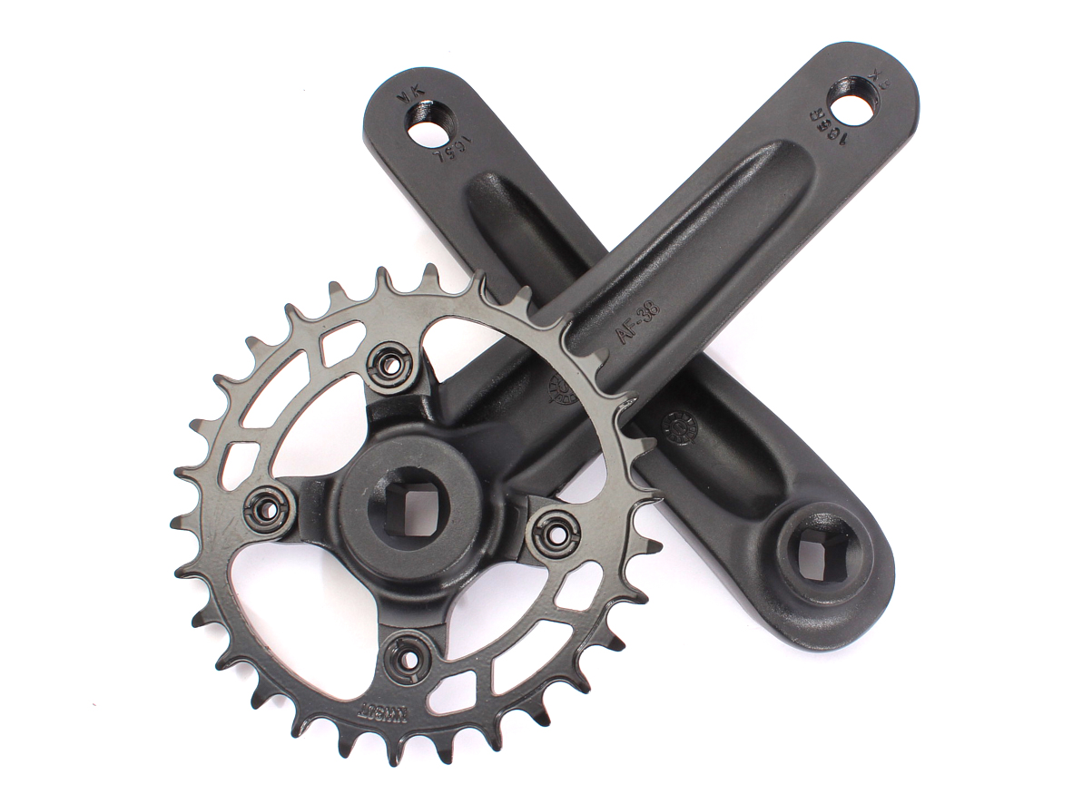 MTB Crankset-SAMOX Crankset 1-speed 165mm