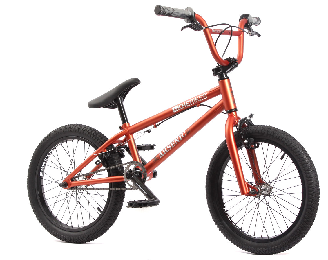 Dreiviertel Ansicht Arsenic BMX Rad Kupfer mit patentiertem AFFIX Rotor