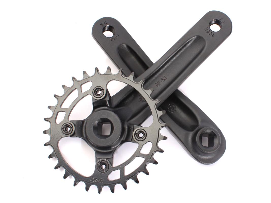 MTB Crankset-SAMOX Crankset 1-speed 165mm