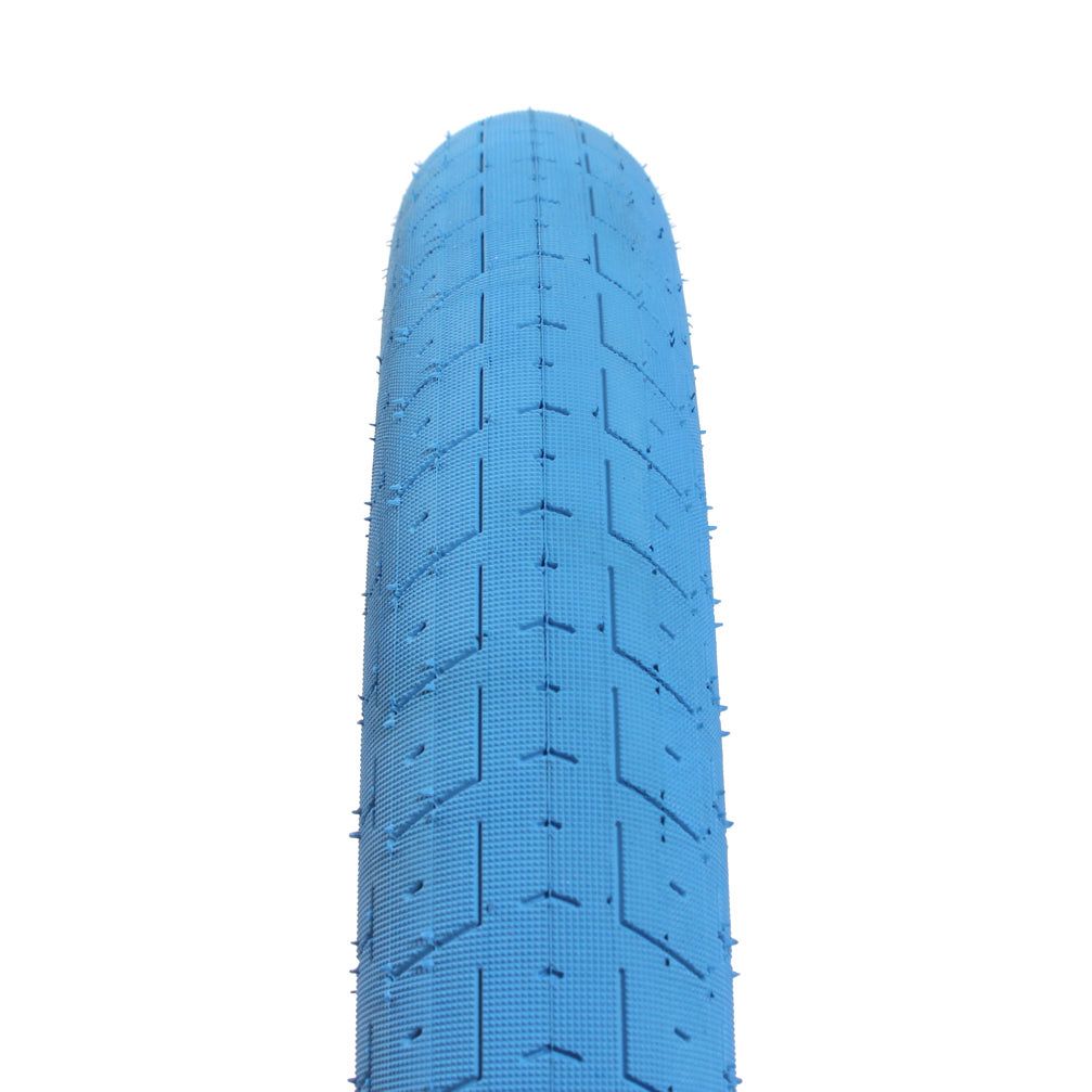 BMX tire set KHE ACME 20 inch x 2.40 inch blue + AV inner tube
